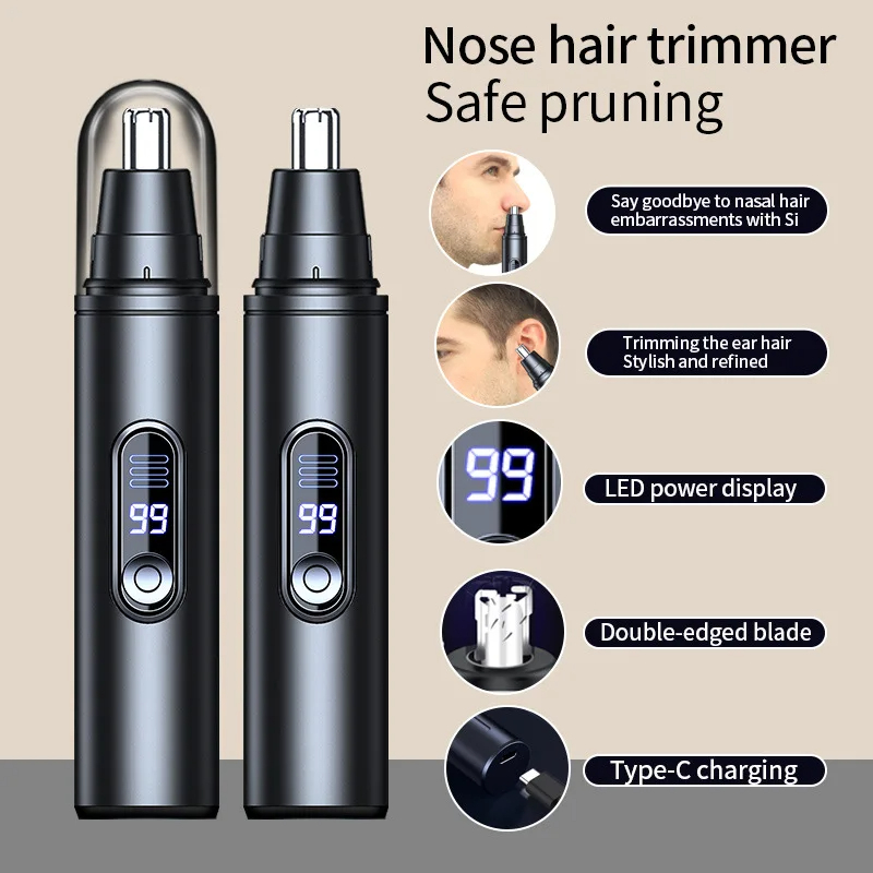 Men'S Grooming Clippers - Mini Pocket Nose Hair Trimmer Painless