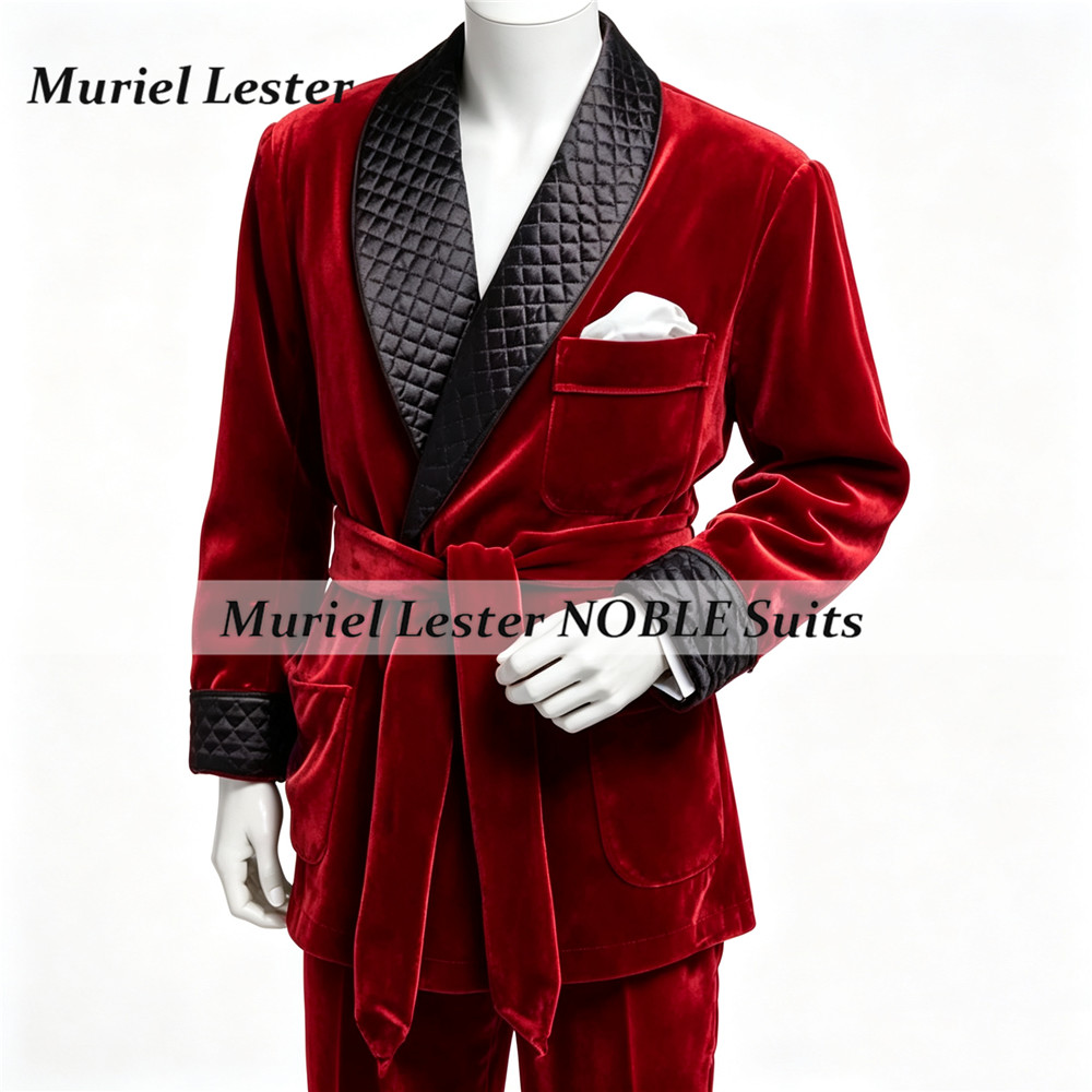 Smoking Business Velvet Suit J - đánh giá và giá Men Grooming Outfit