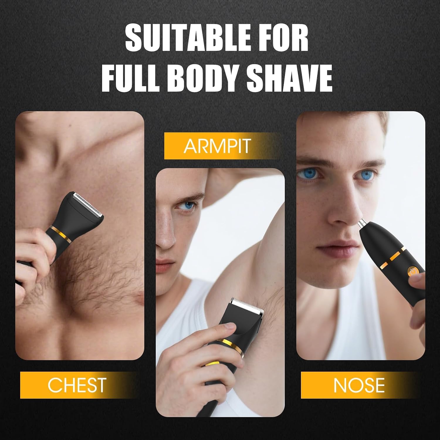 Body Trimmer for Men Woman, 3  - đánh giá và giá Men'S Grooming Hair Removal