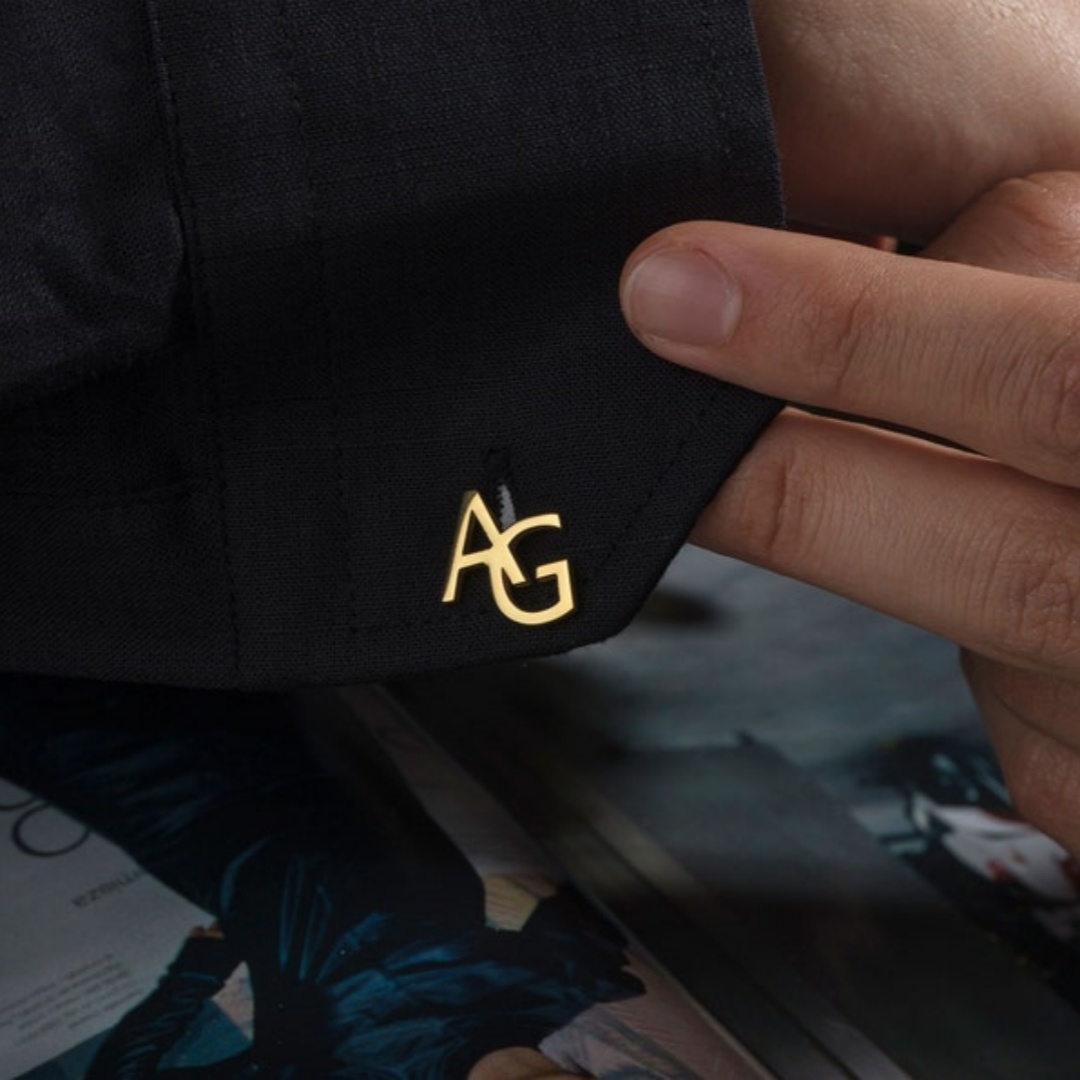 Custom Name Cufflinks for Men  - đánh giá và giá Men Grooming Outfit