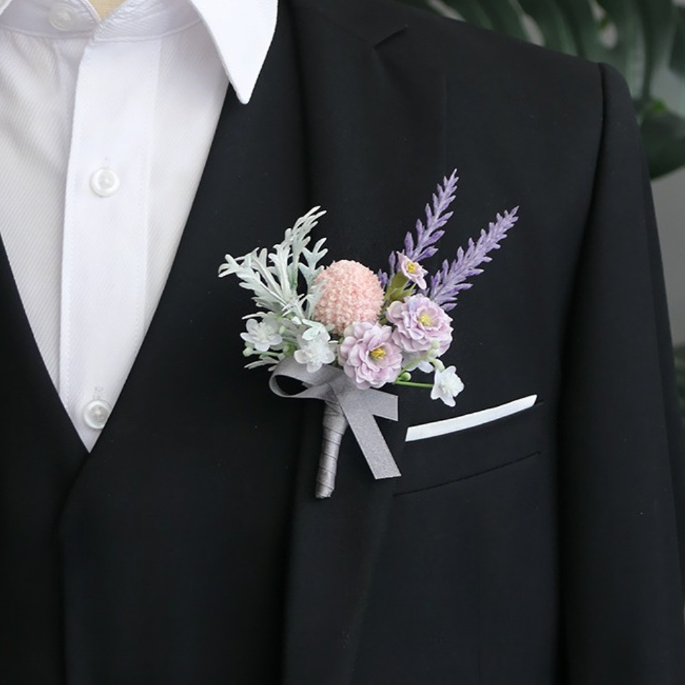 Groom Boutonniere Wedding Deco - đánh giá và giá Men'S Grooming For Marriage