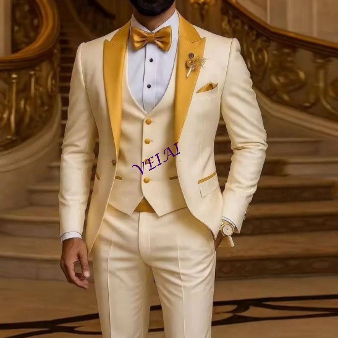 CustomizedGold Collar Ivory Me - đánh giá và giá Men Grooming Outfit