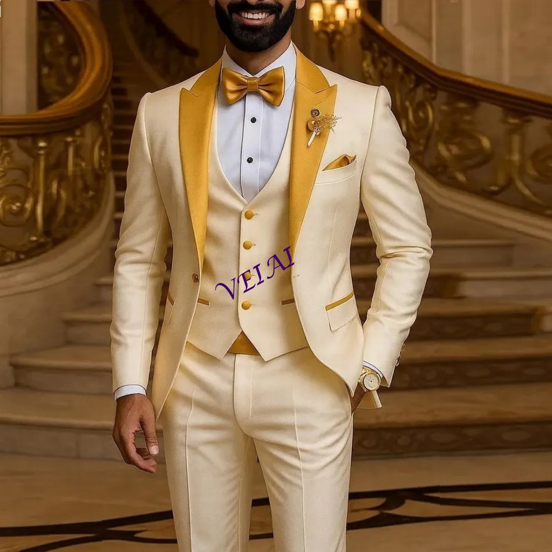 CustomizedGold Collar Ivory Me - đánh giá và giá Men Grooming Outfit