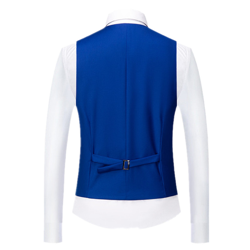 Pure Color Formal Suit Vest Bl - đánh giá và giá Men Grooming Outfit