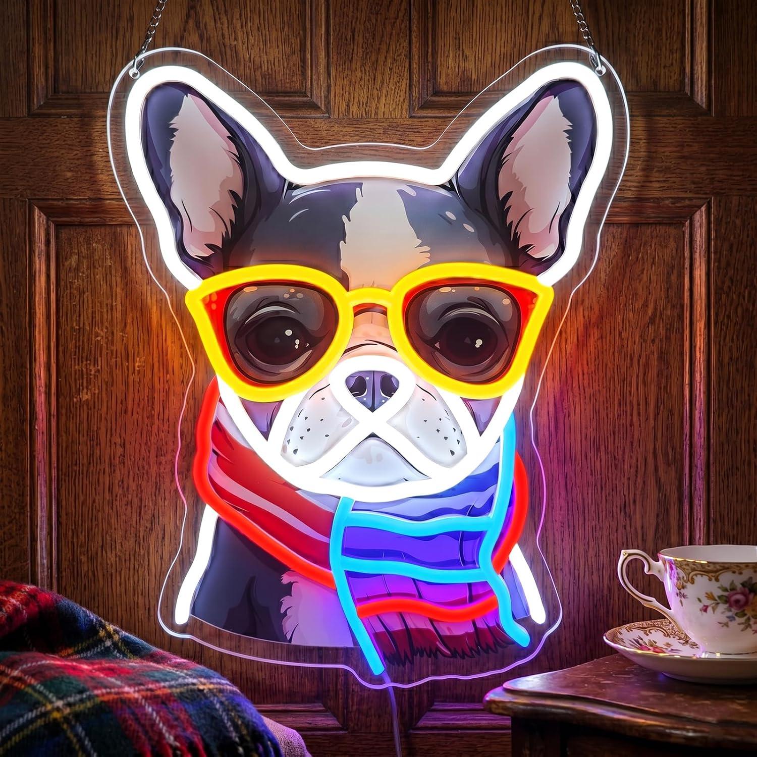 French Bulldog Neon Sign Dimma - đánh giá và giá Men'S Grooming Dc