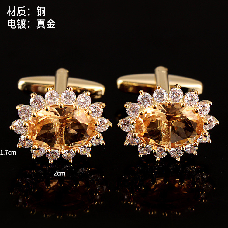 Luxury Large Crystal Cufflinks - đánh giá và giá Men'S Grooming Gift Box
