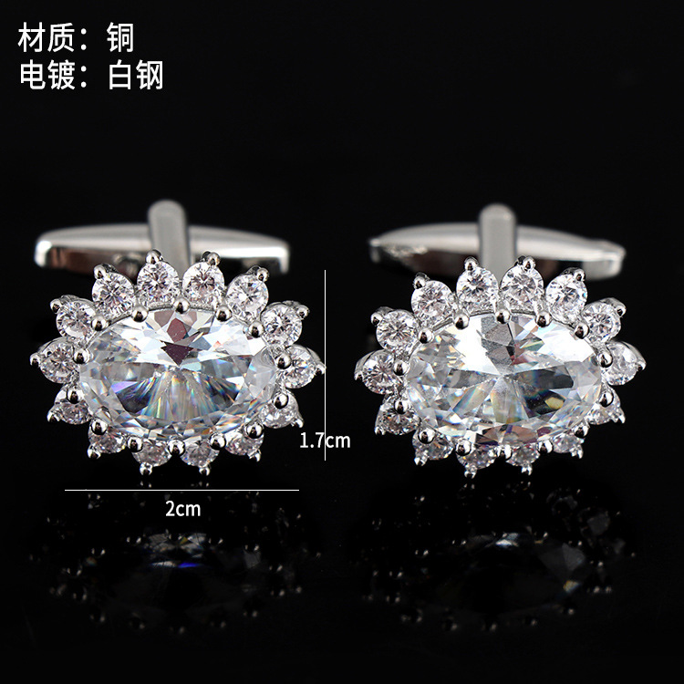 Luxury Large Crystal Cufflinks - đánh giá và giá Men'S Grooming Gift Box