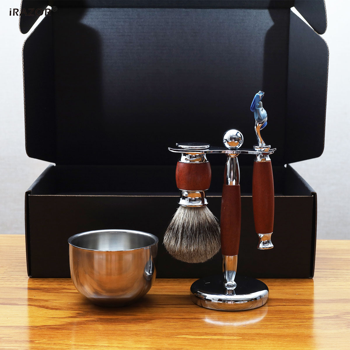 iRAZOR Men's 5 Blade Fusion 5  - đánh giá và giá Men'S Grooming Gift Box