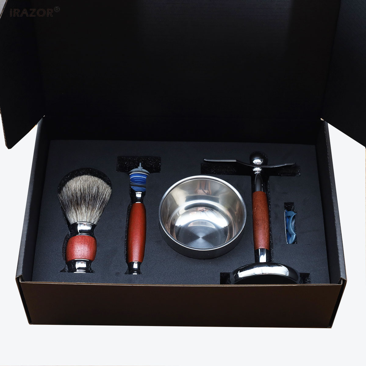 iRAZOR Men's 5 Blade Fusion 5  - đánh giá và giá Men'S Grooming Gift Box