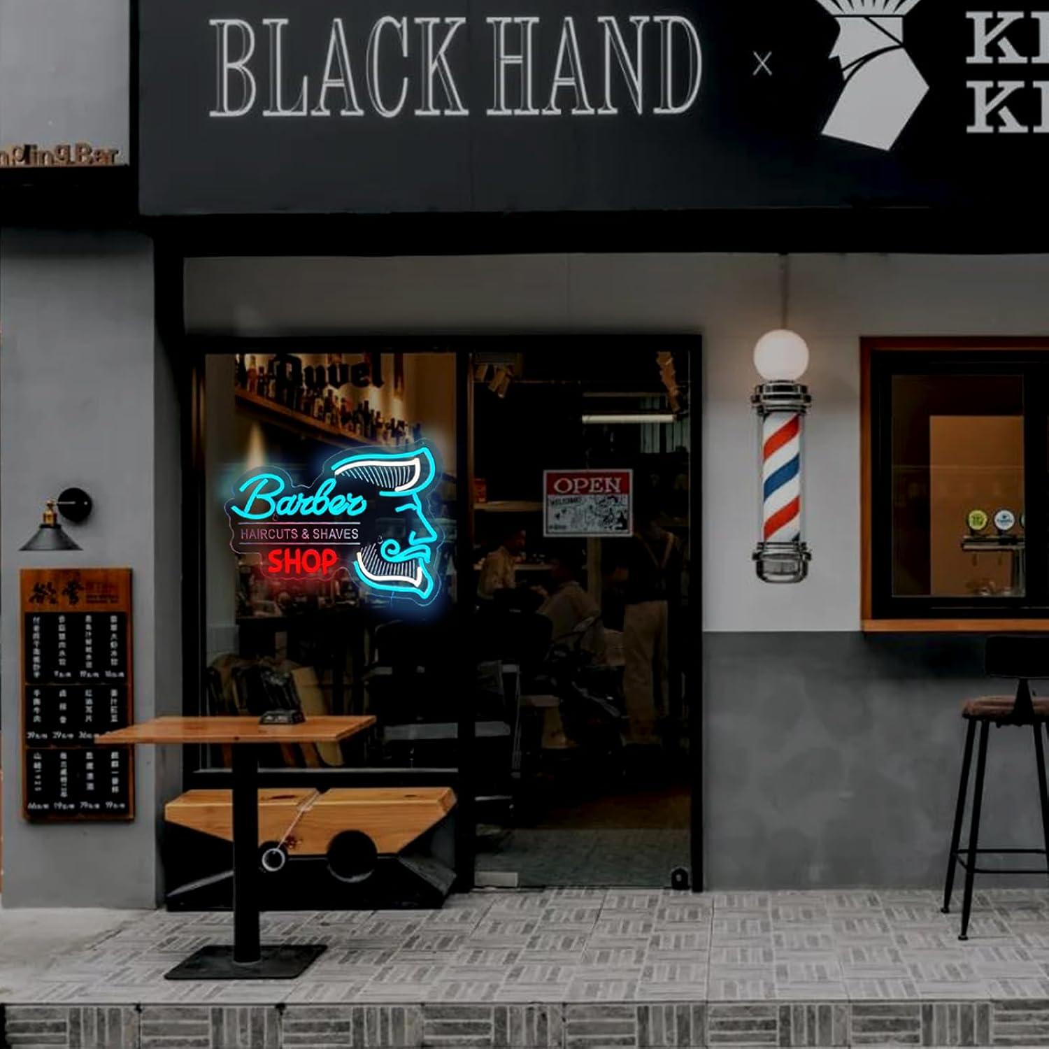Barber Shop Neon Sign USB Dimm - đánh giá và giá Men'S Grooming Dc