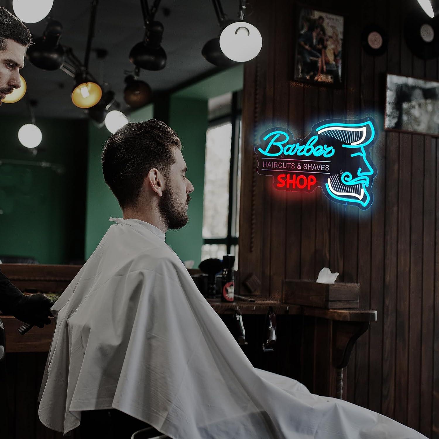 Barber Shop Neon Sign USB Dimm - đánh giá và giá Men'S Grooming Dc