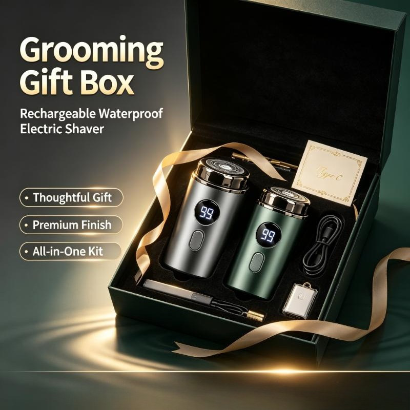USB Rechargeable Waterproof El - đánh giá và giá Men'S Grooming Gift Box