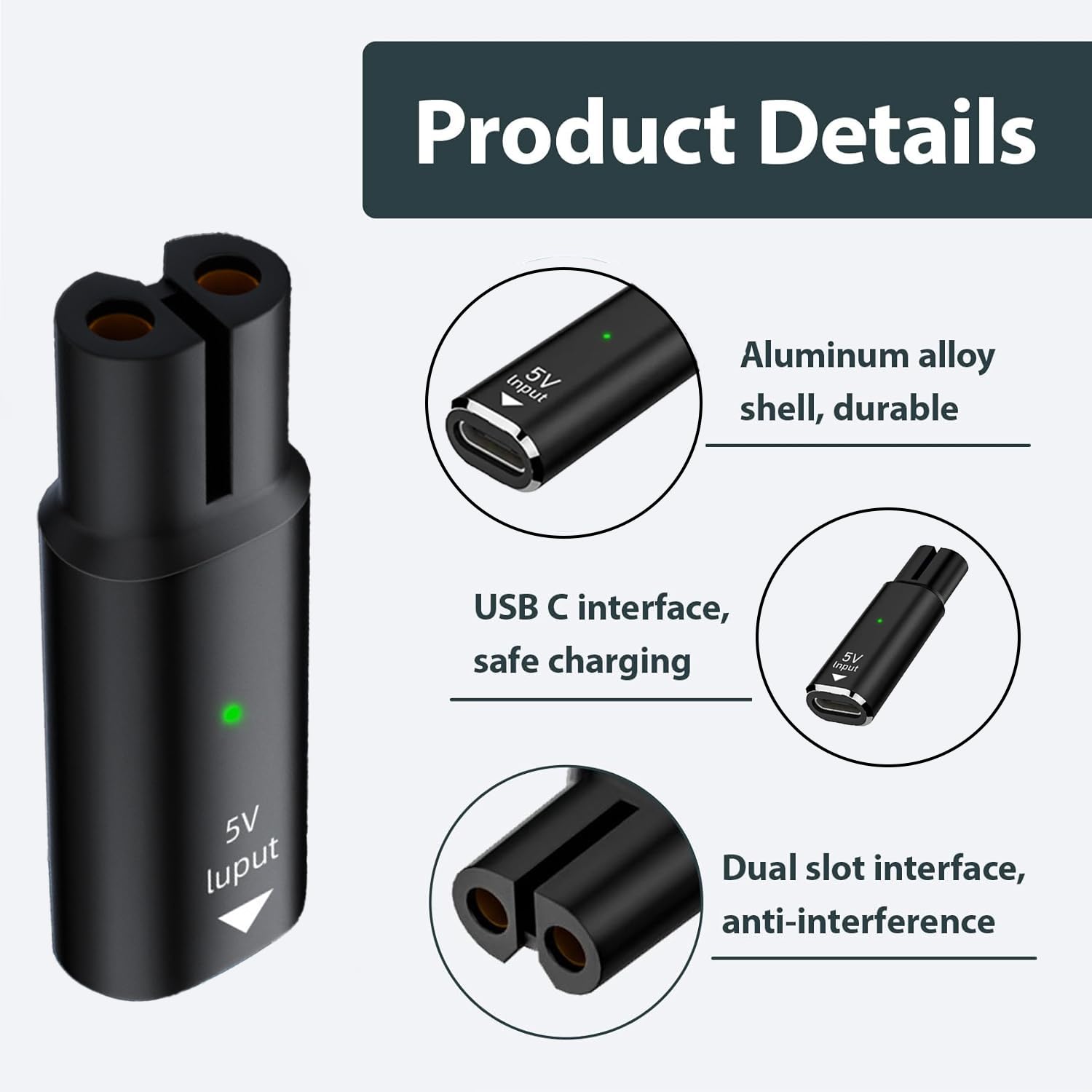 5V 15V USB Type C Charging Ada - đánh giá và giá Men'S Grooming Clippers