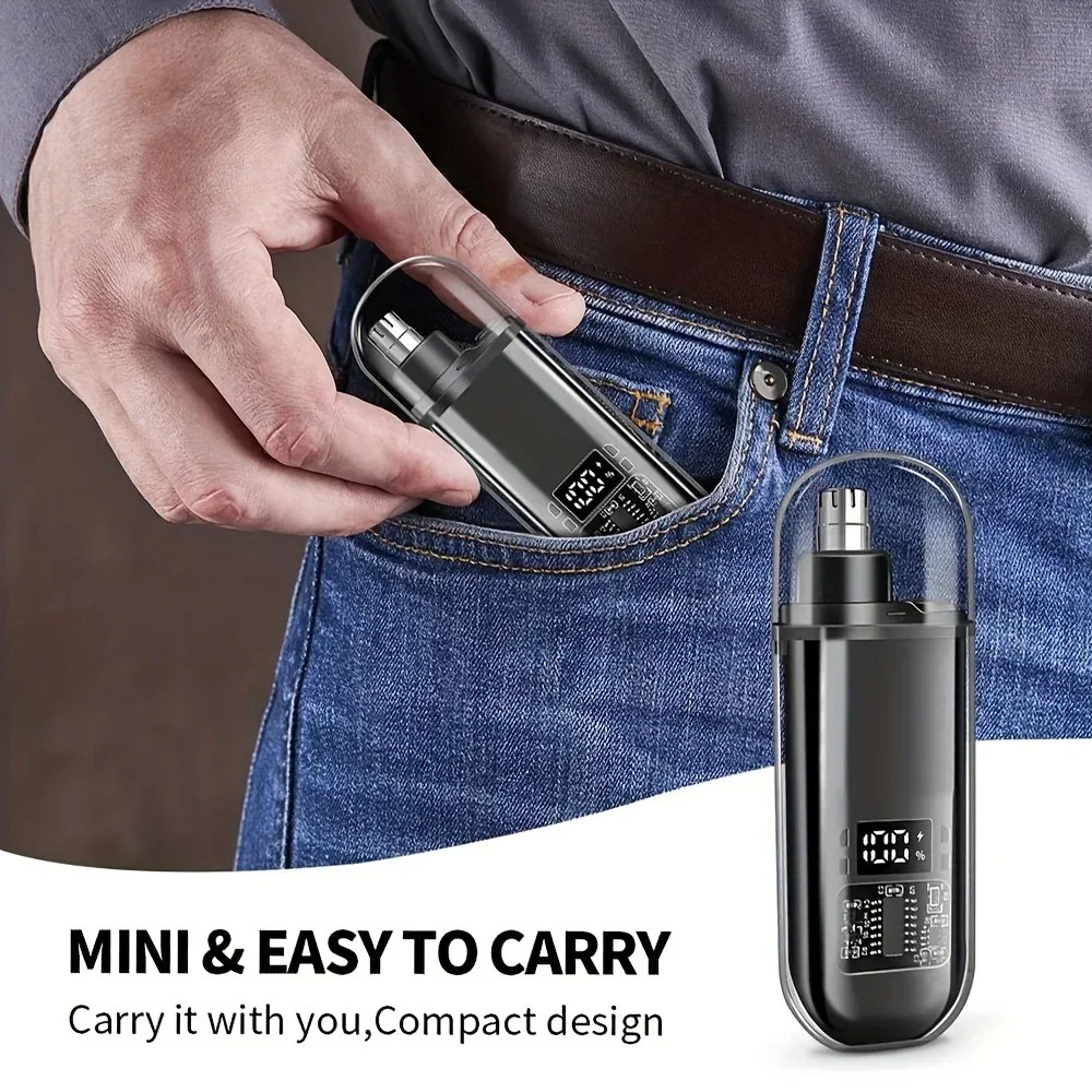 Nose Ear Hair Trimmer for Men  - đánh giá và giá Men'S Grooming Clippers