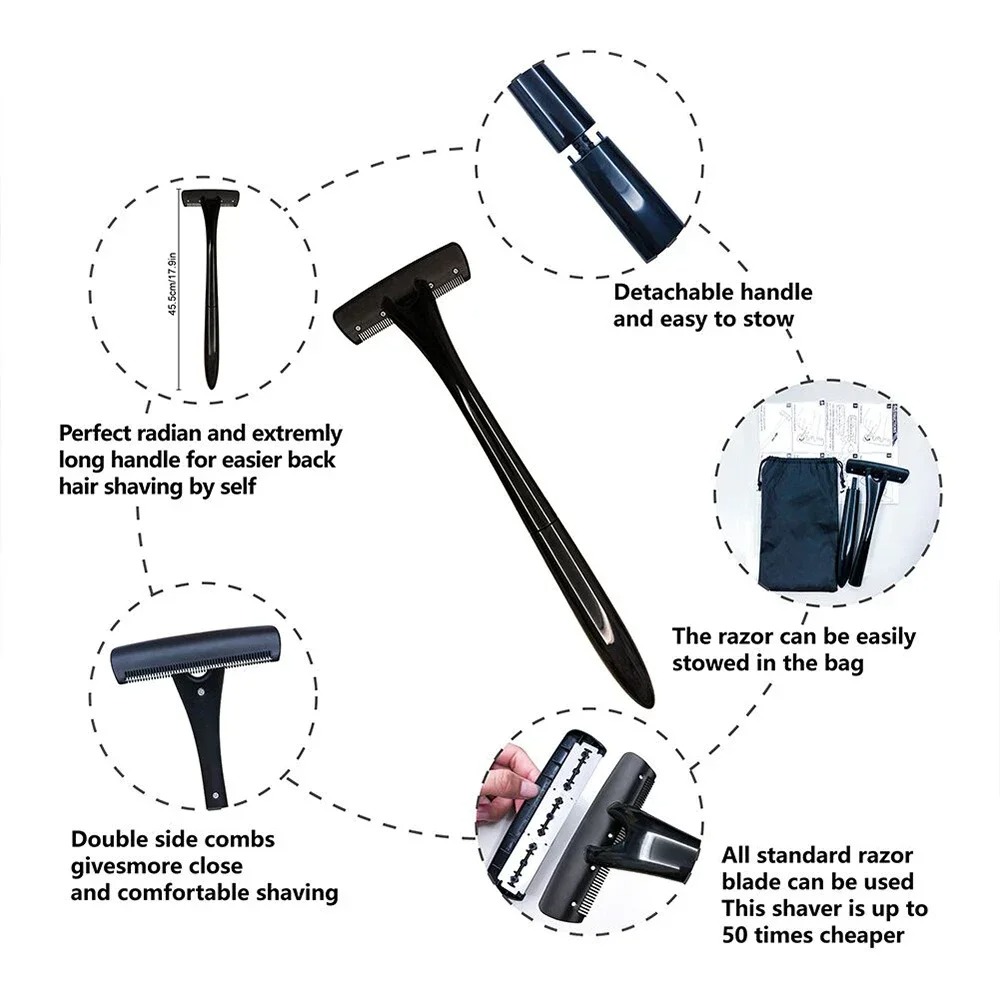 Long Handle Back Shaver for Me - đánh giá và giá Men'S Grooming Hair Removal